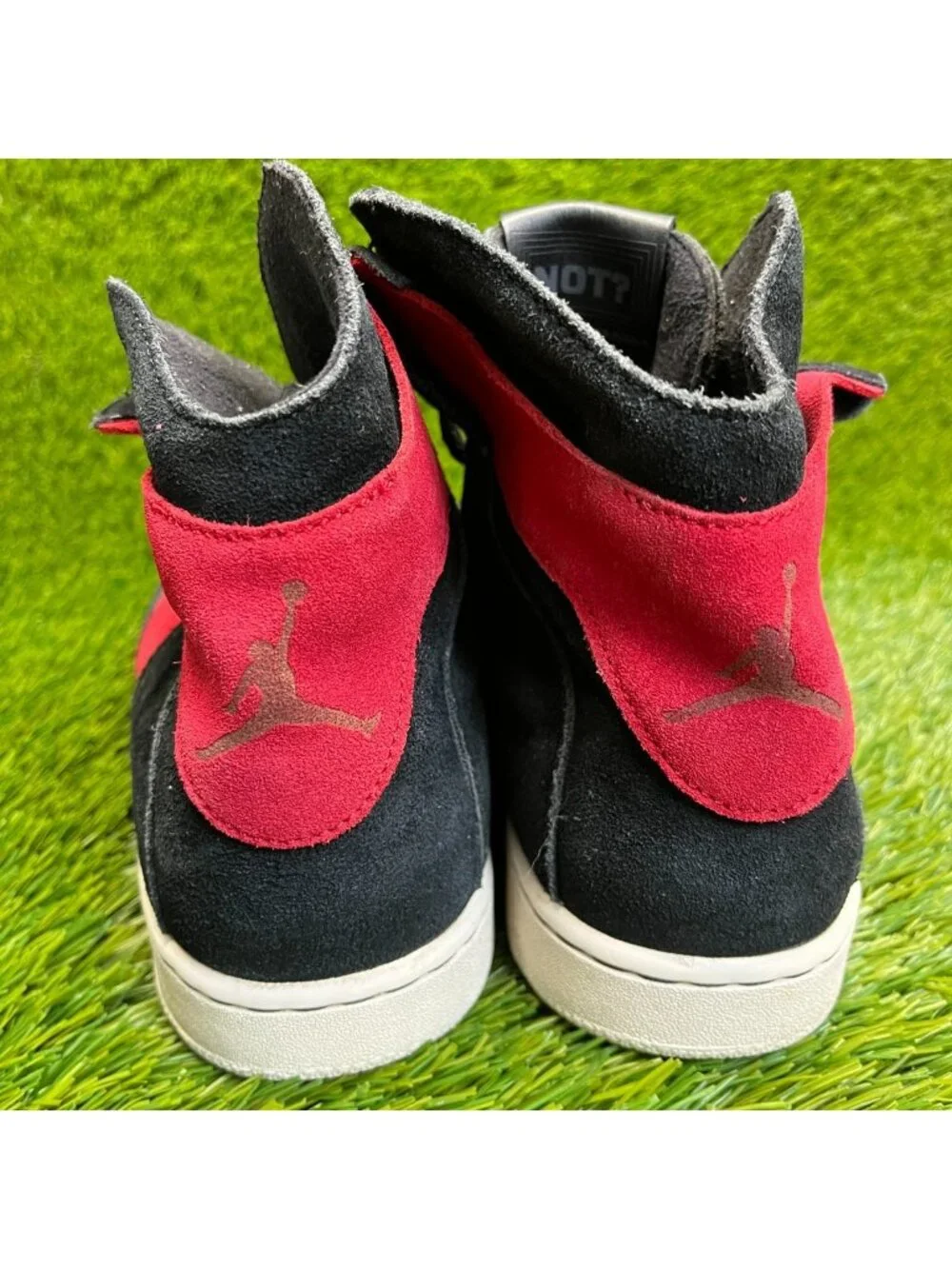 Nike Air Jordan Westbrook 0.2 Mens Size 9.5 Black Red Basketball Shoes Sneakers